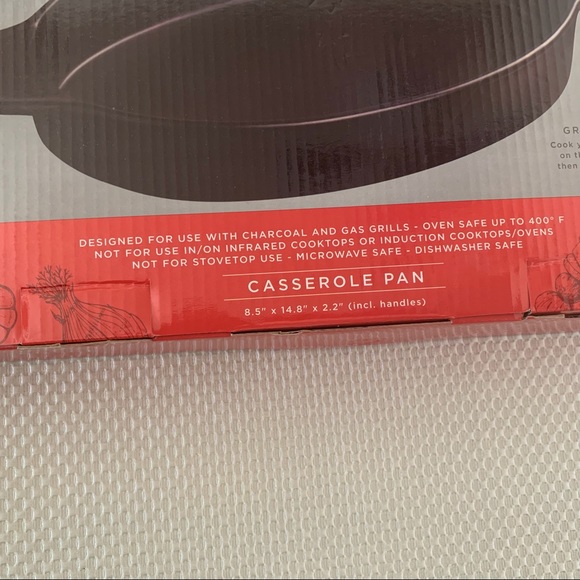 Parini Casserole Pan Ceramic Grill Cookware NIB B#29 - Picture 7 of 13